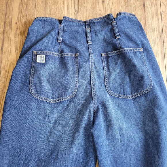 Vintage polo ralph lauren high waist button up wide leg jeans - Picture 6 of 8